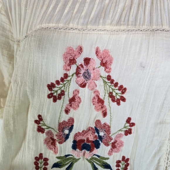 Free People Perfectly Victorian Romance Embroidered Dress - Picture 10 of 12
